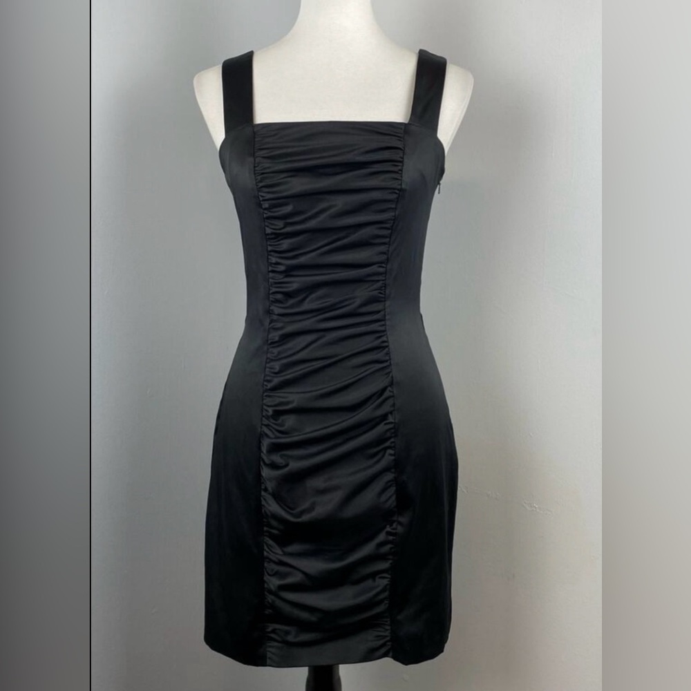 Vtg Jessica McClintock (Gunne Sax) Black Cocktail Dress Size 5, Made in USA